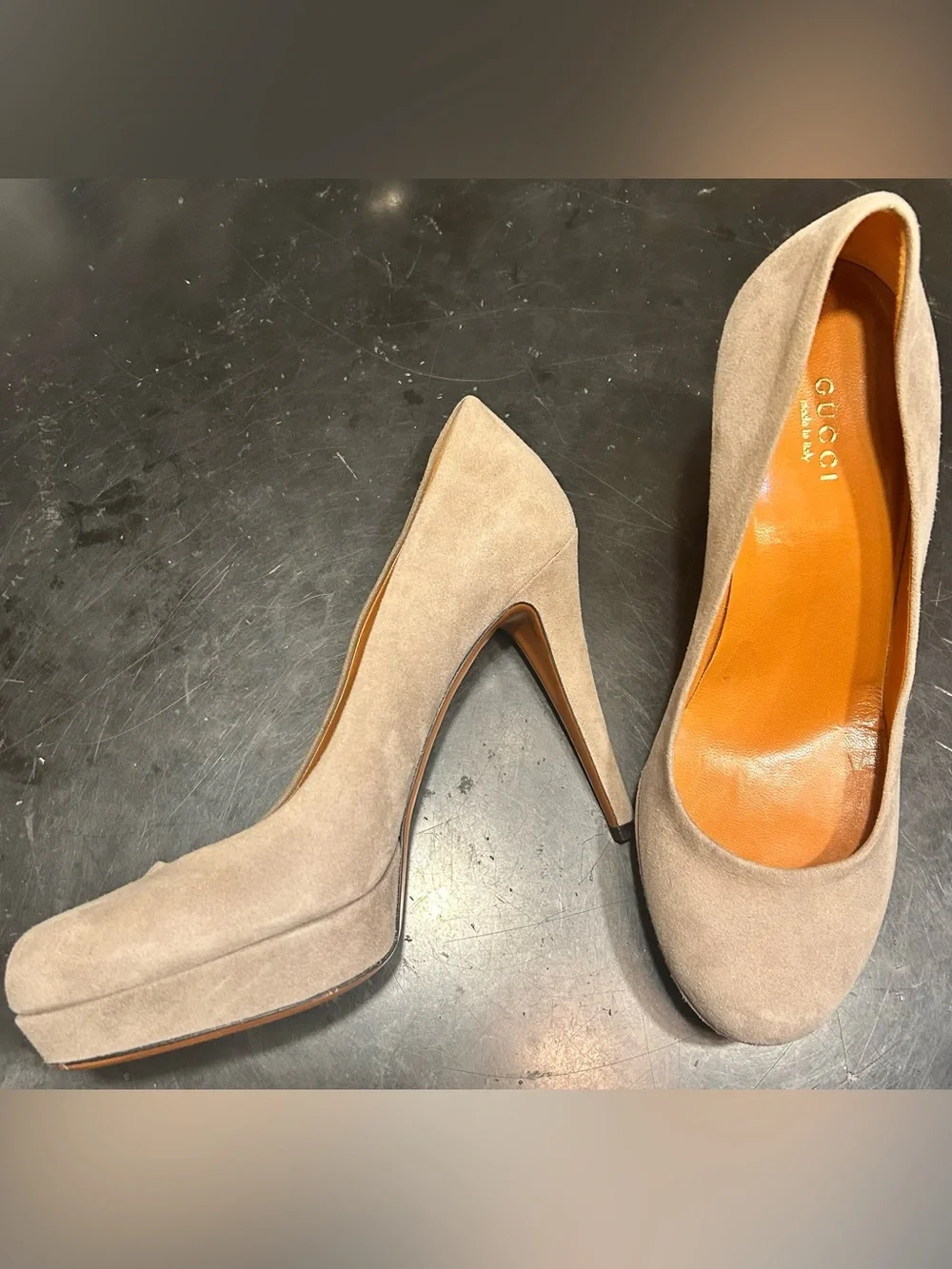 Gucci women suede